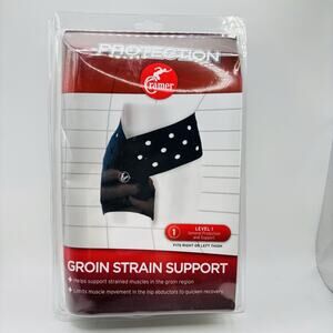 Cramer Groin Strain Neoprene Support Level 1 Fits Right or Left Thigh One Sz NEW